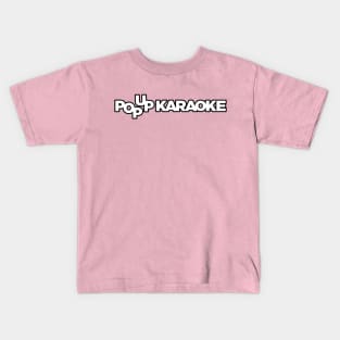 Pop Up Karaoke Logo Kids T-Shirt